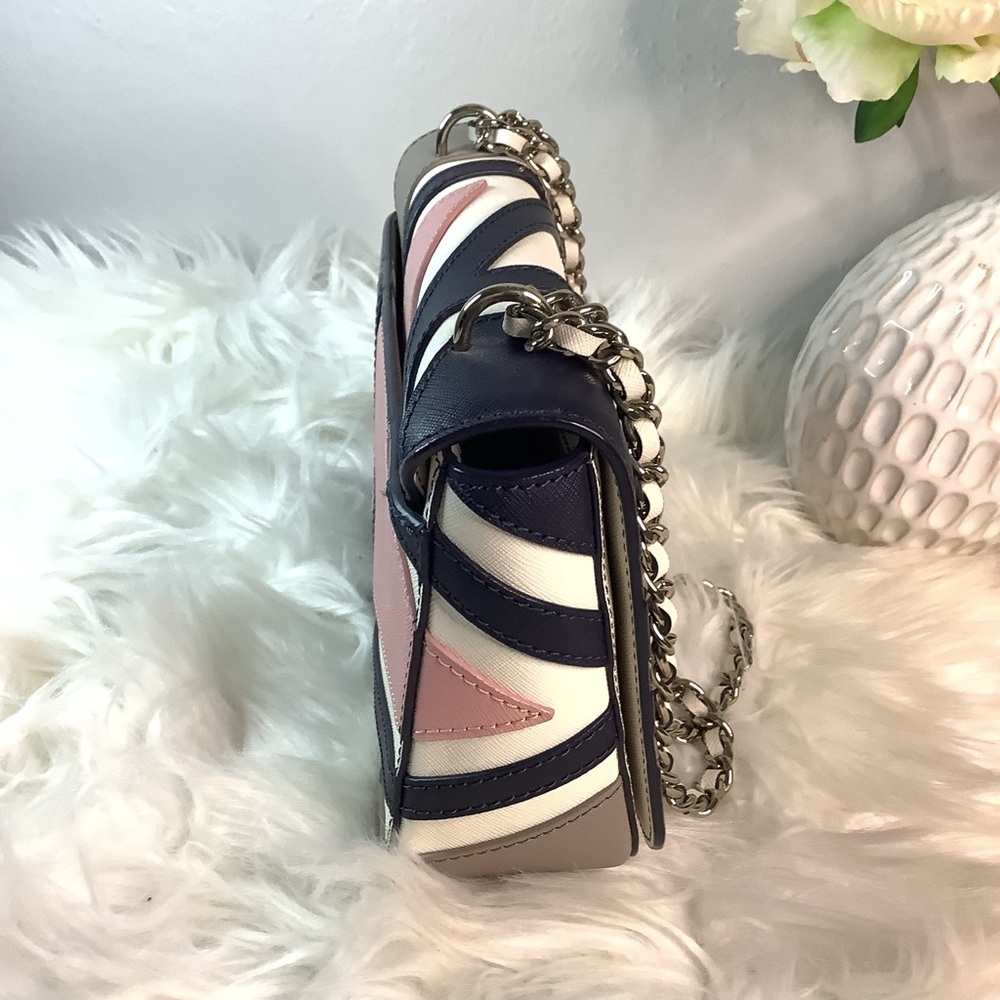 Tory Burch Robinson Fret Patchwork Shoulder Bag, … - image 4